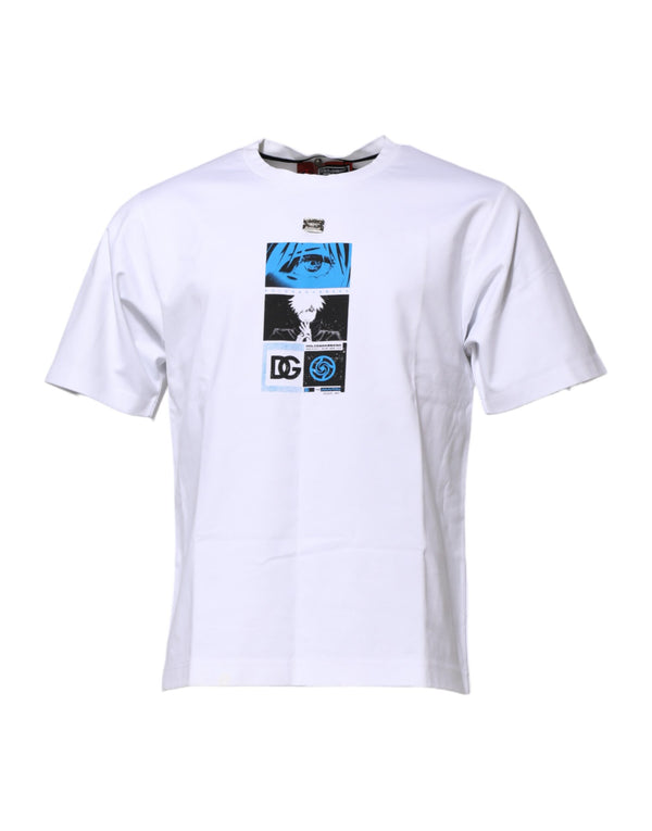 Dolce & Gabbana 59% Cotton 38% Nylon 3% Elastane t-shirt in white