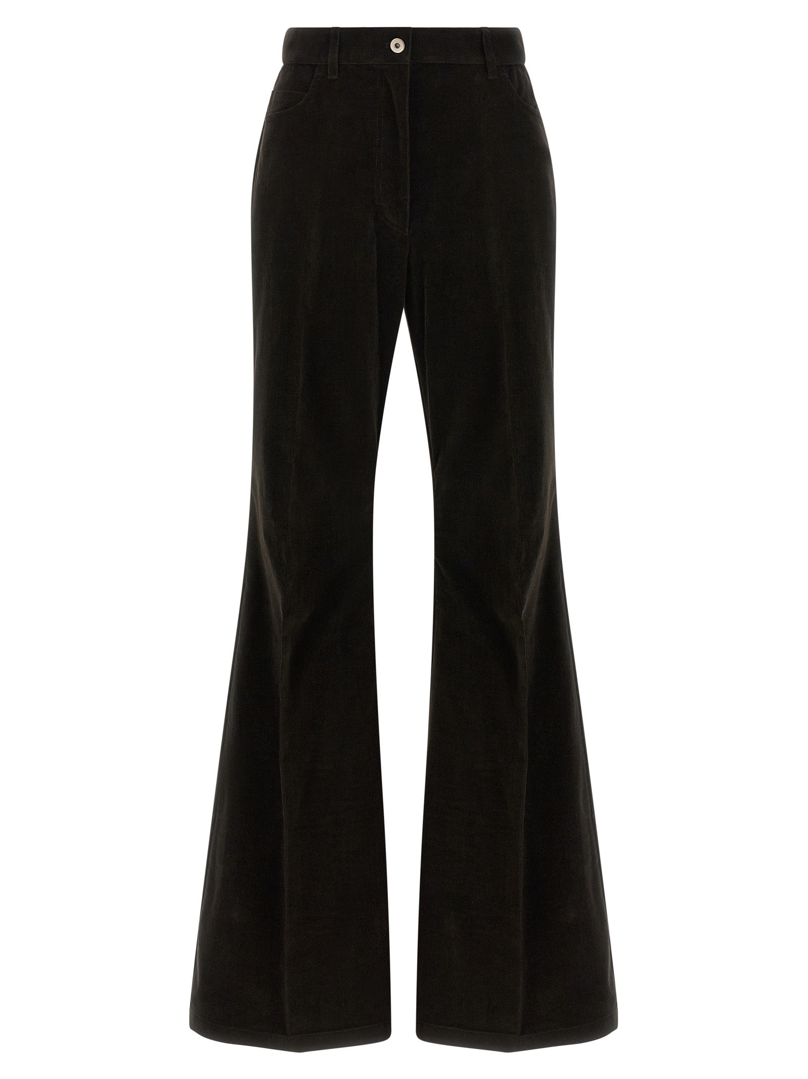 Velvet pants Brown Cotton