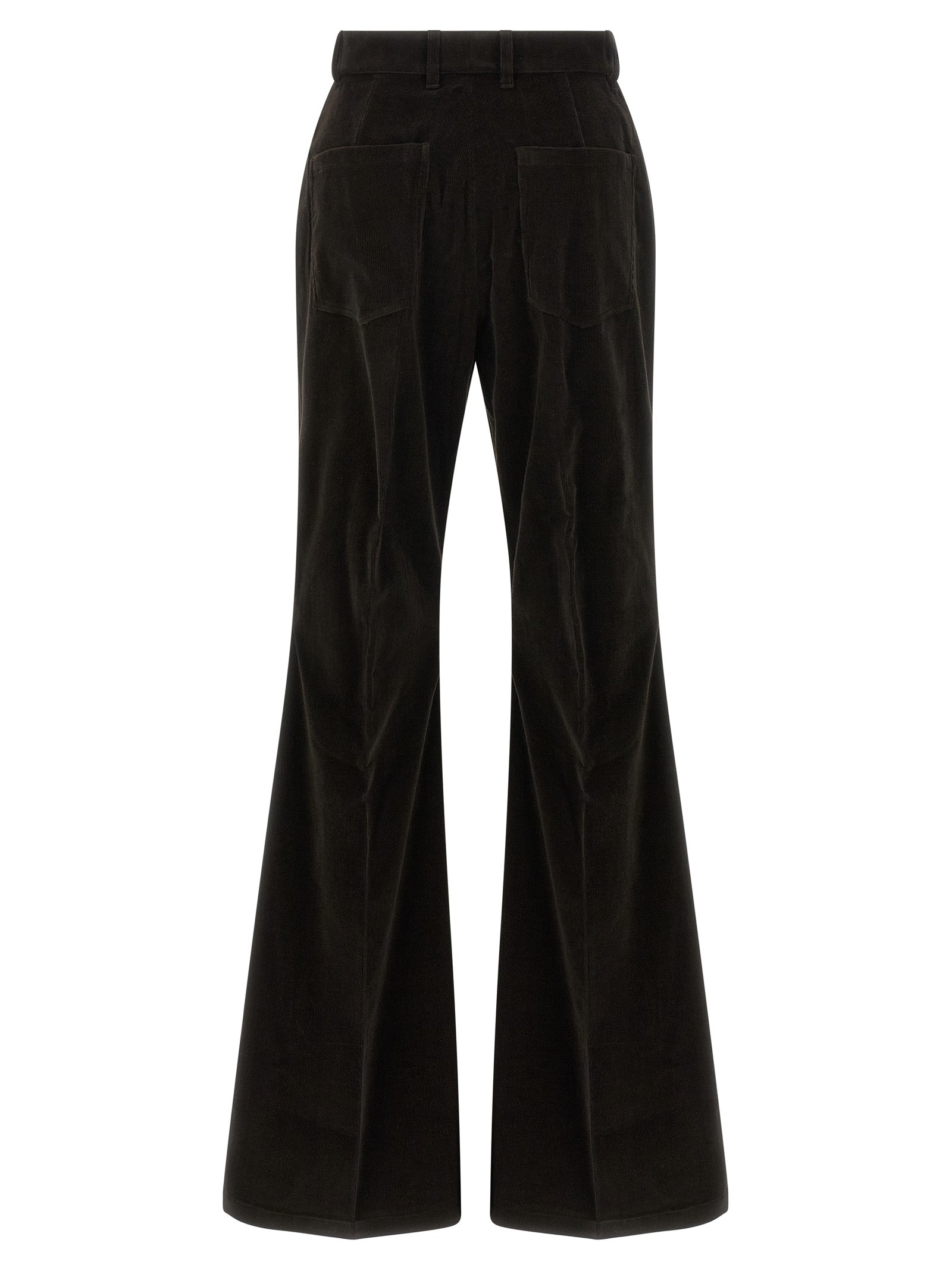 Velvet pants Brown Cotton