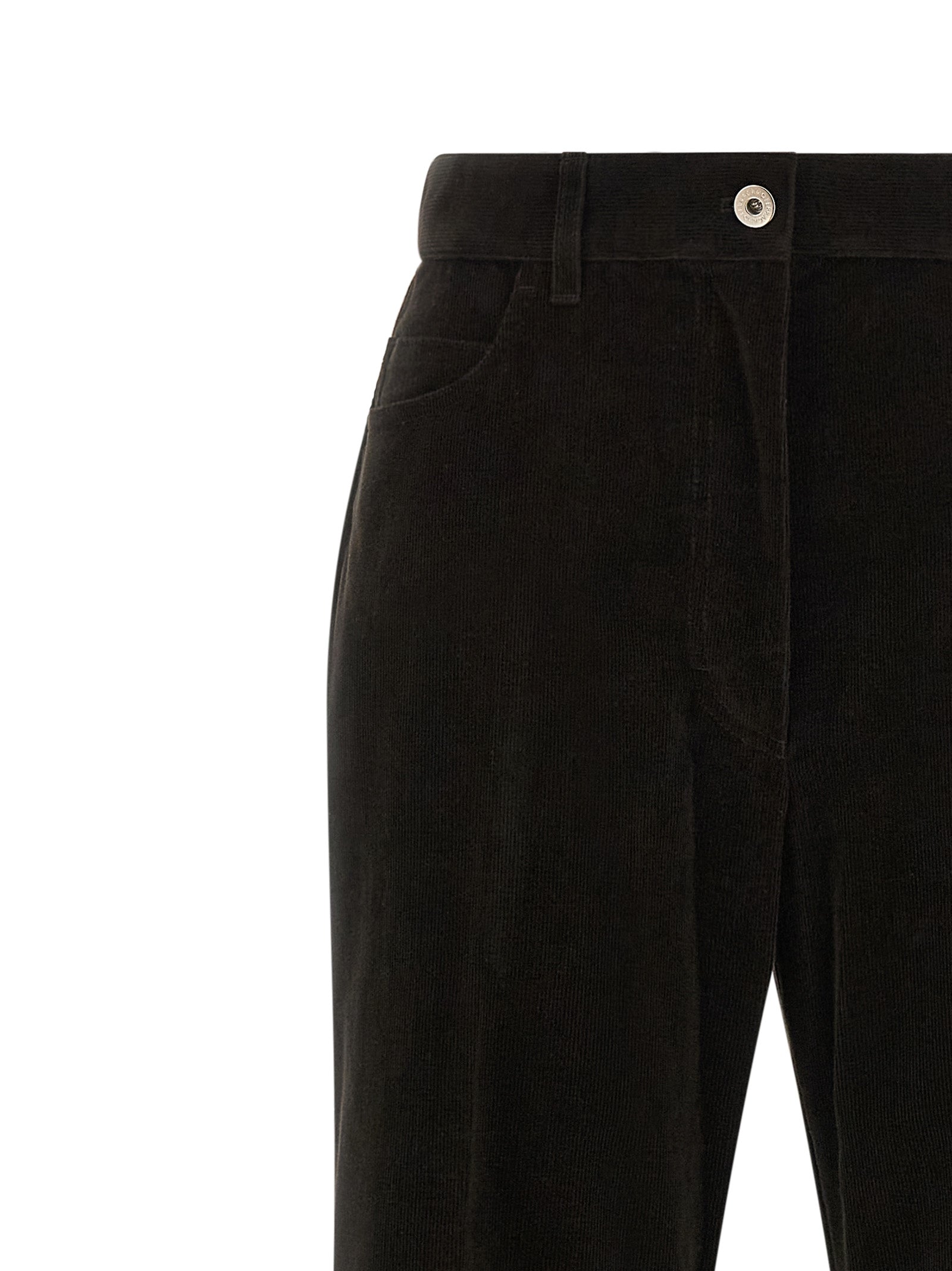 Velvet pants Brown Cotton