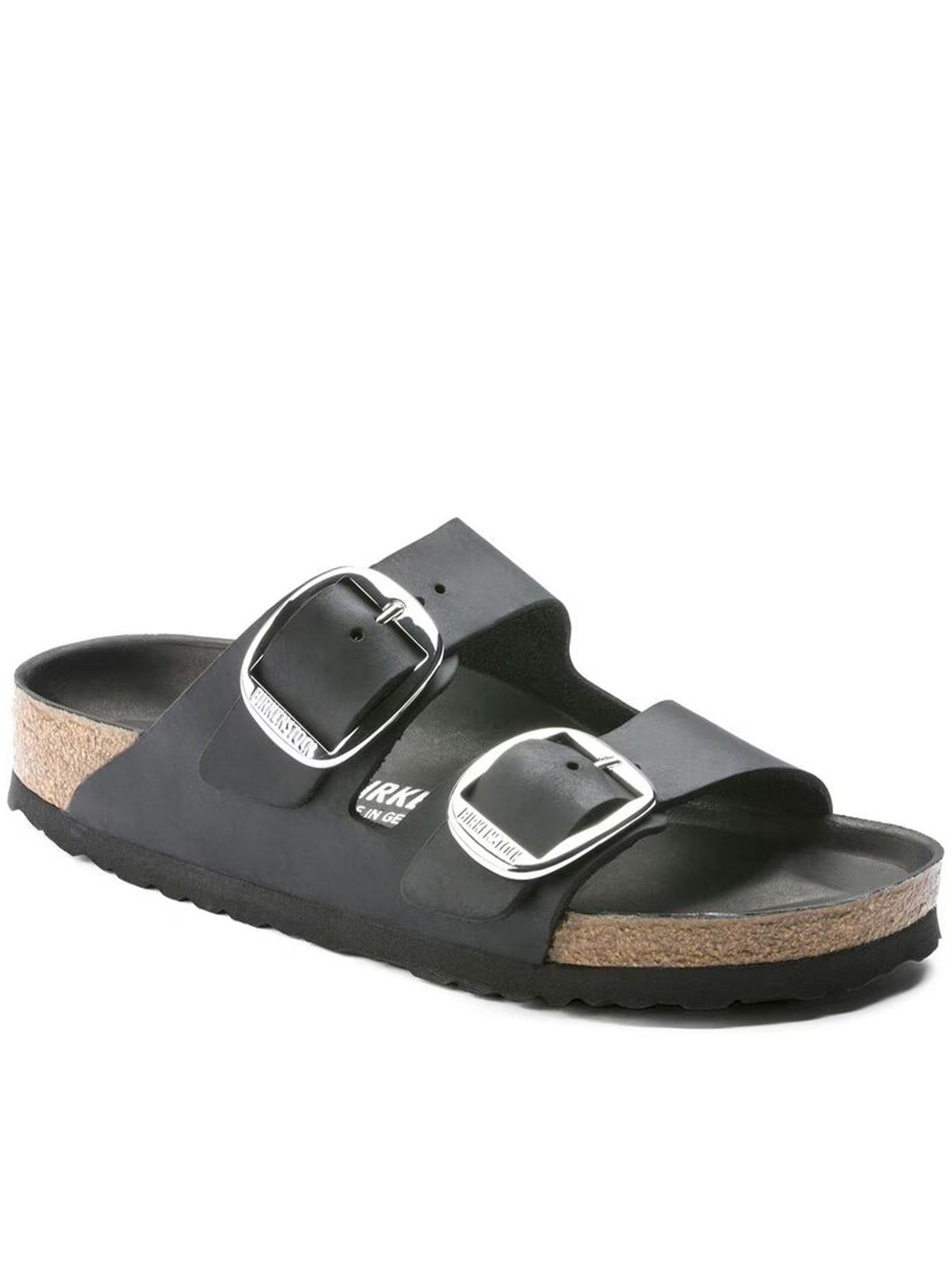 Arizona Big Buckle Black Leather | Pelle Calzature