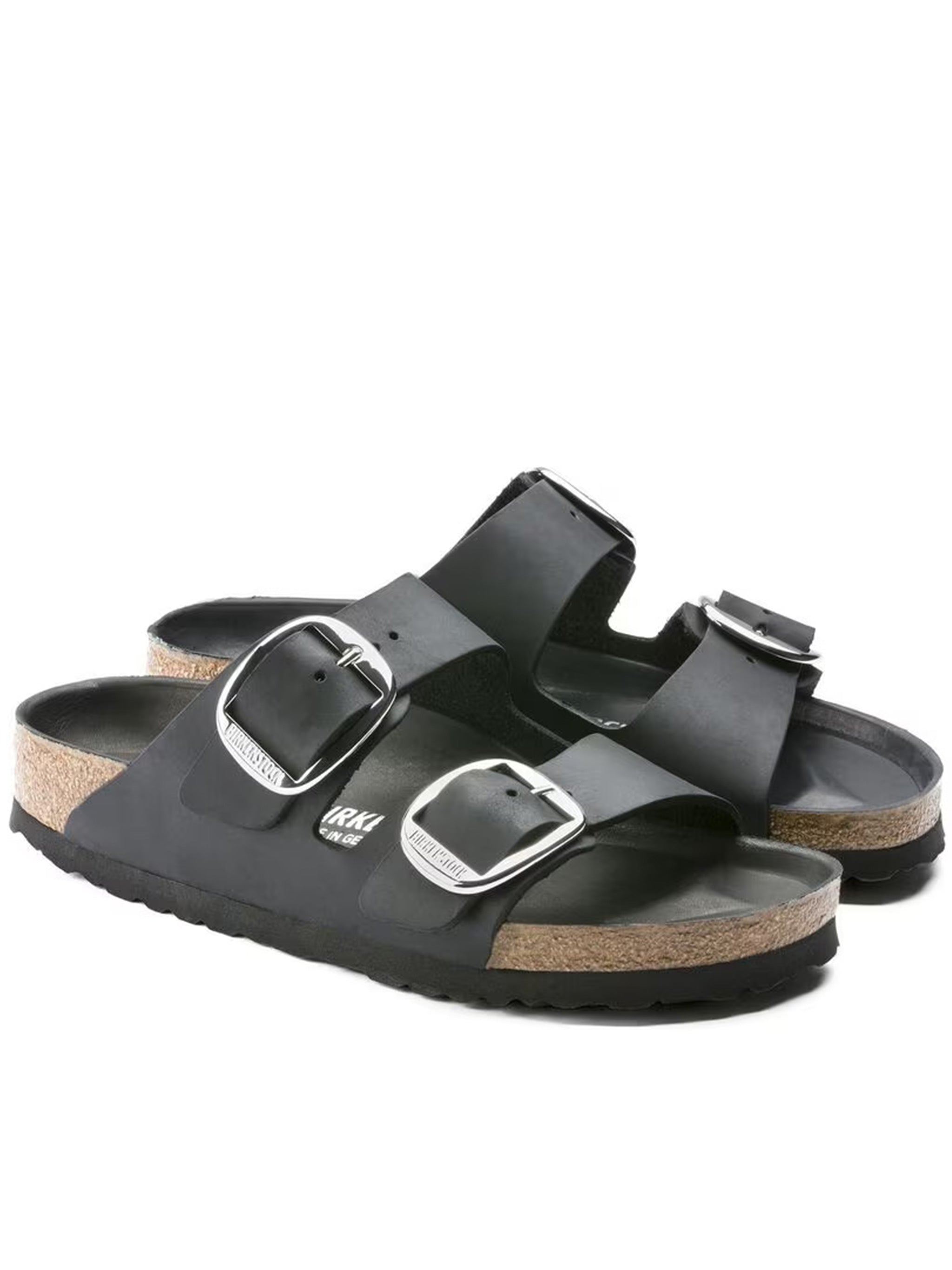 Arizona Big Buckle Black Leather | Pelle Calzature