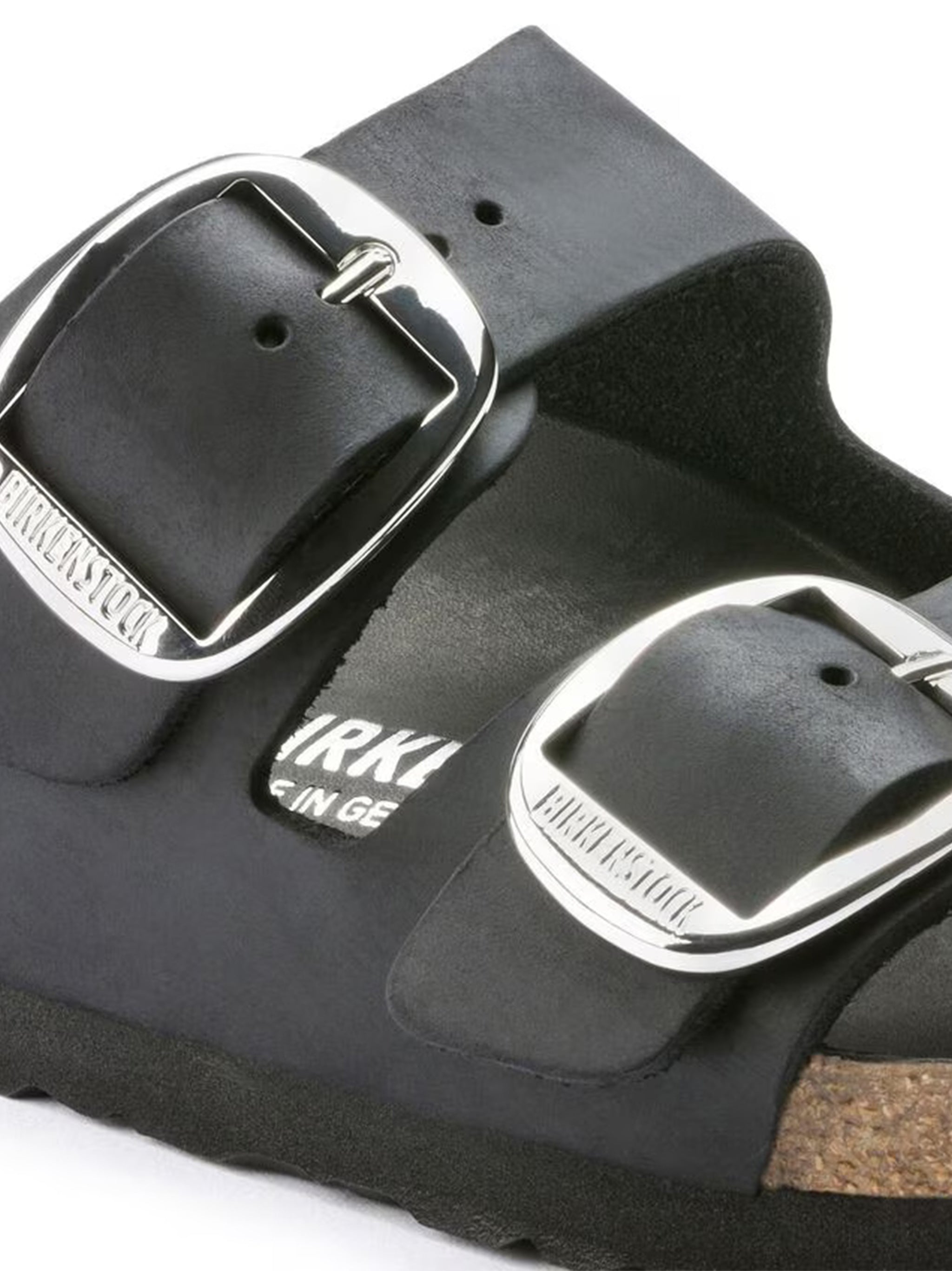 Arizona Big Buckle Black Leather | Pelle Calzature