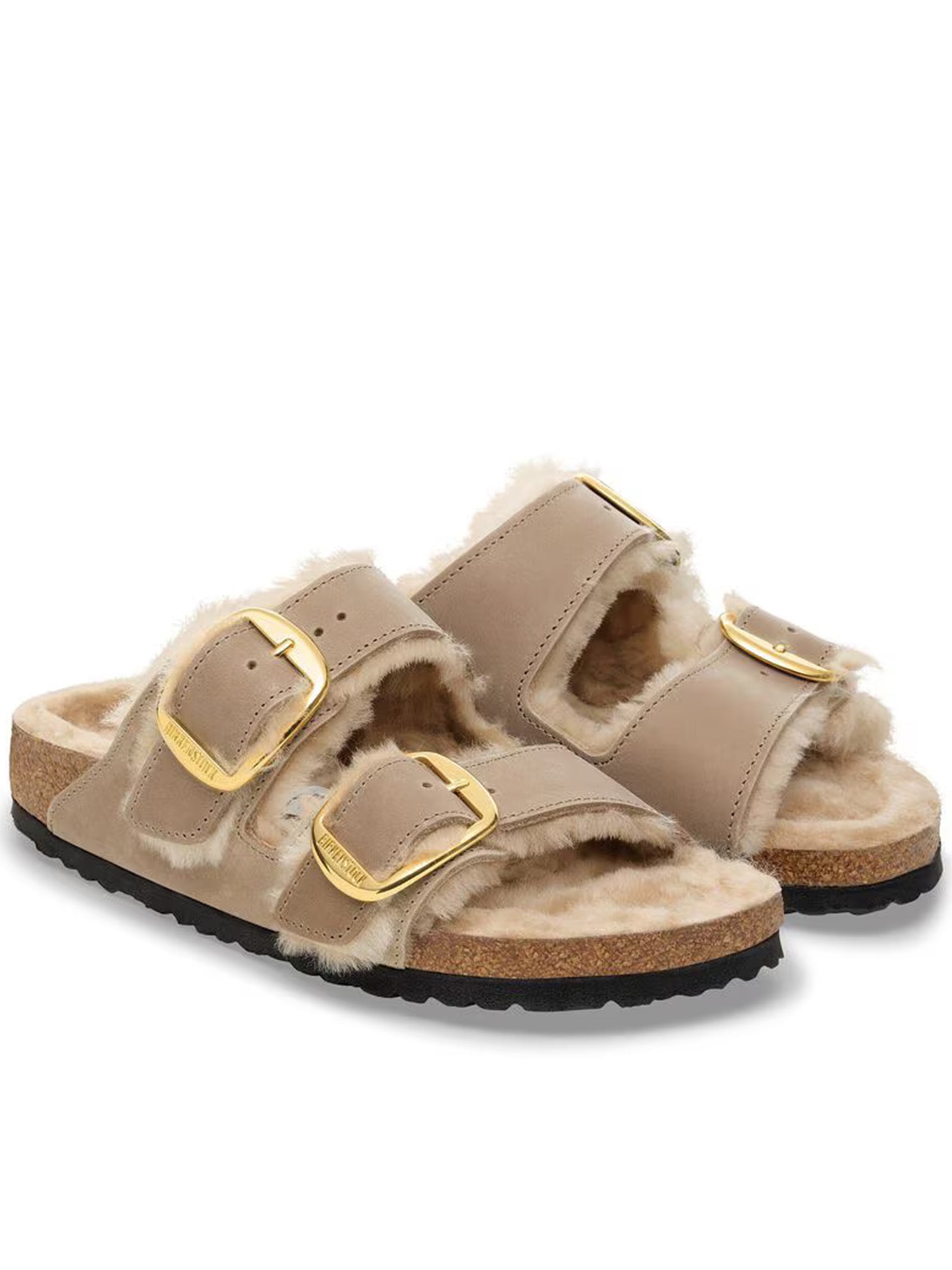 Arizona Big Buckle Shearl Brown Leather | Calzature