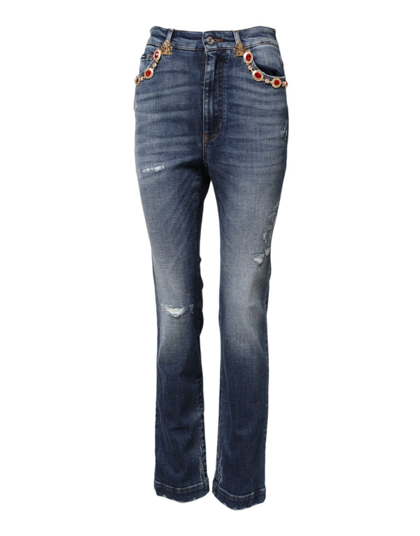 Dolce & Gabbana 97% Cotton 3% Elastane jeans in blue