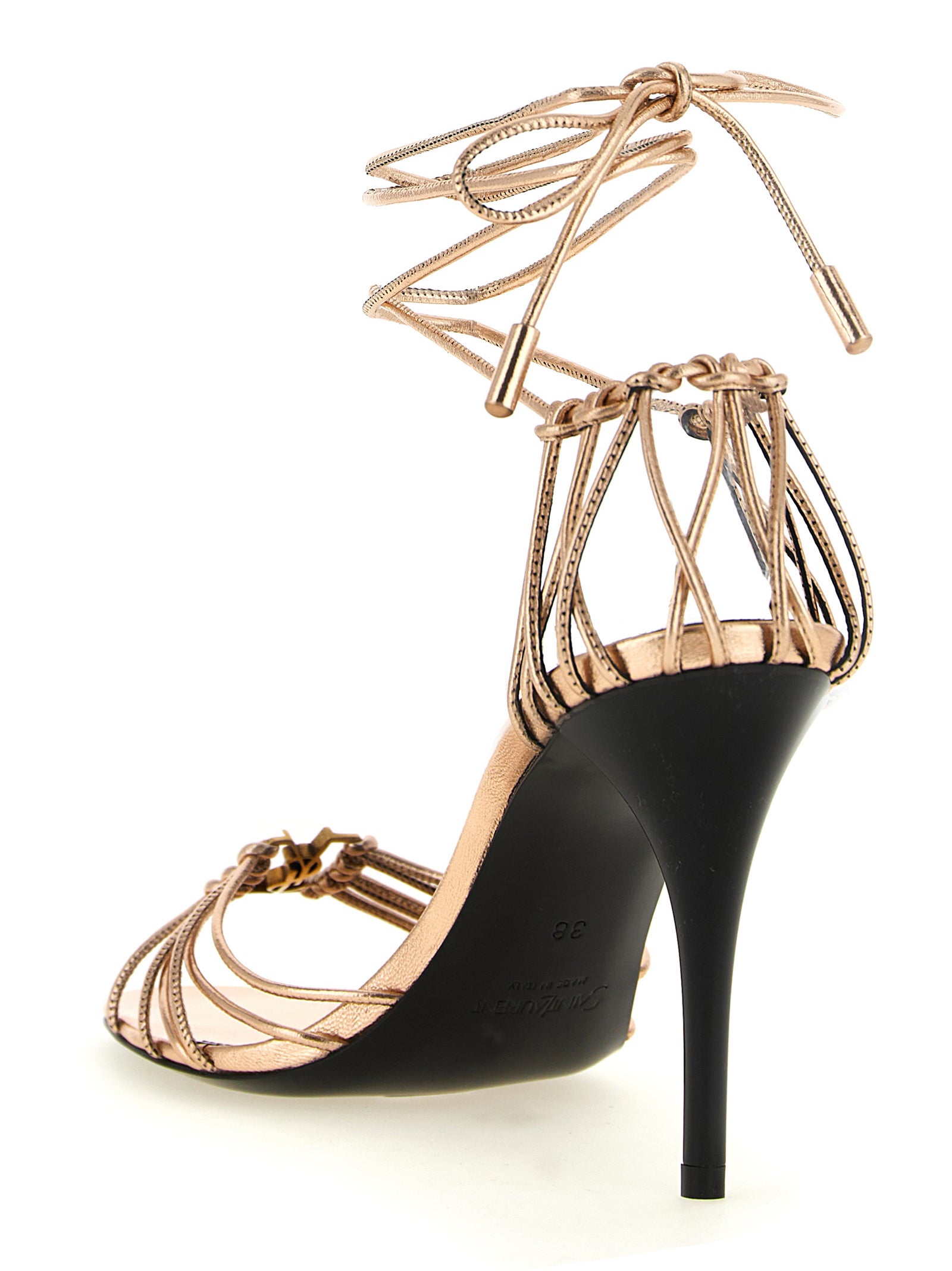 Babylone sandals Pink Lamb Leather (ovis Aries)