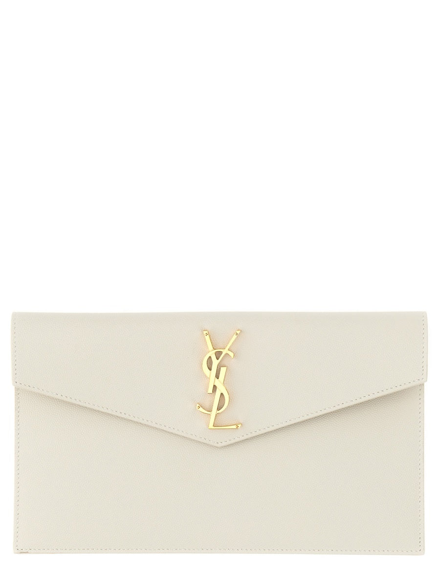 Pouch Uptown Beige Calf Skin Clutch Bags