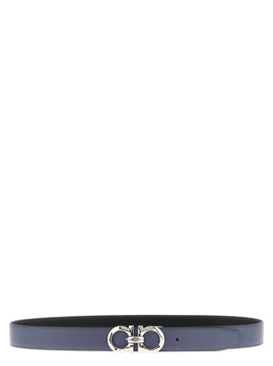 Ferragamo Gancini Belt — Blue