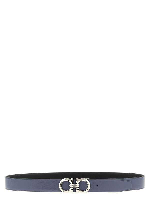 Ferragamo Gancini Belt — Blue