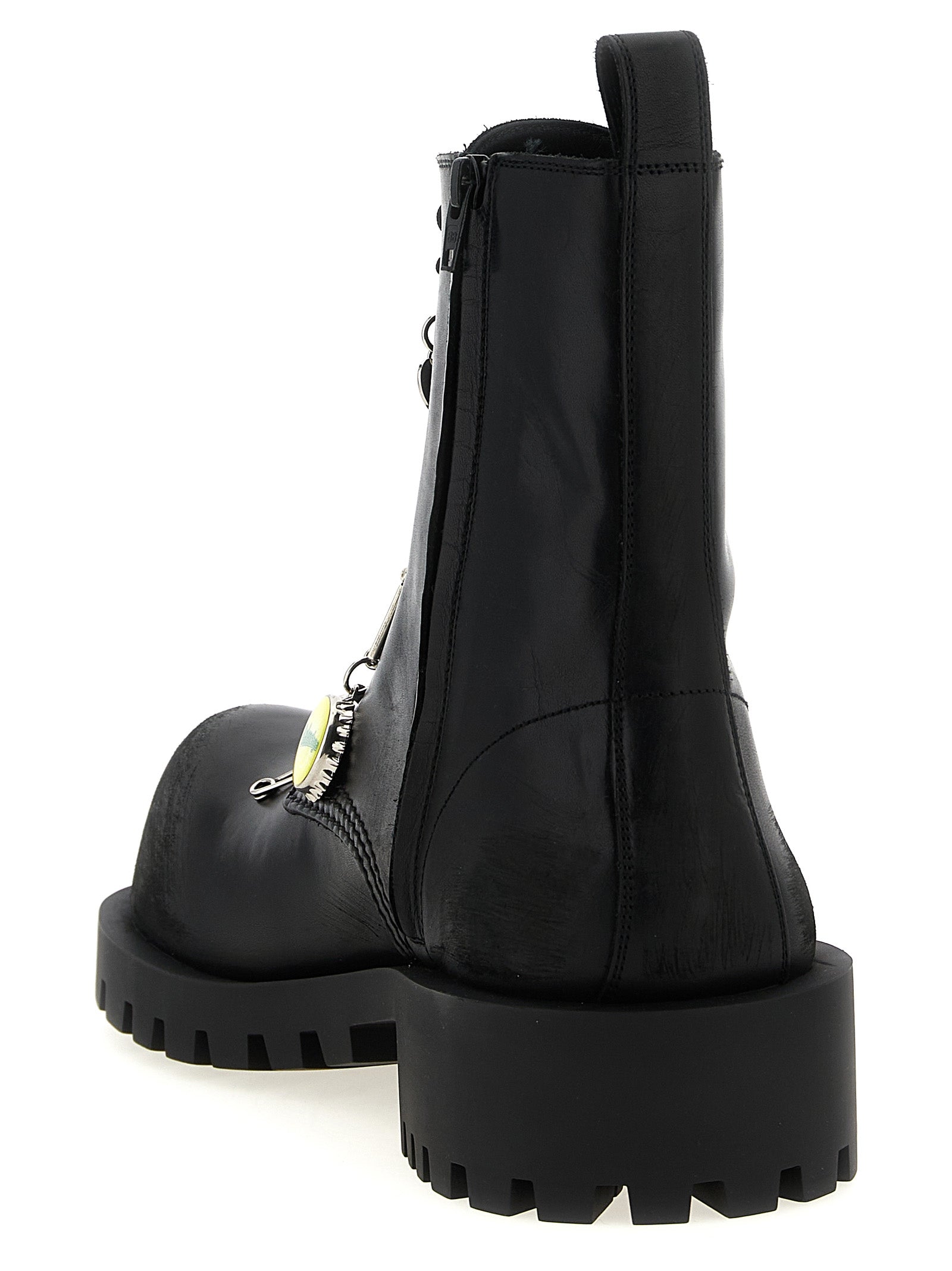 Hummer amphibians Black Bull Leather Boots, Ankle Boots