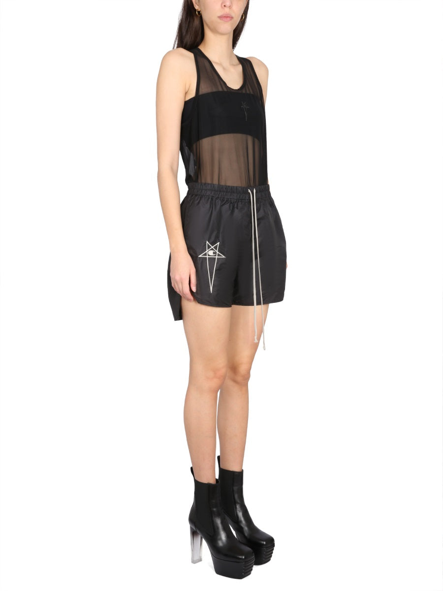 Basketball Undershirt Black Nylon Elastane Tops