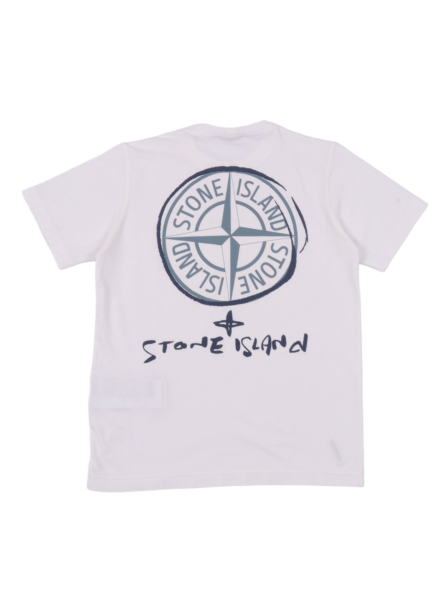T-SHIRT M-C White Cotton Sportwear