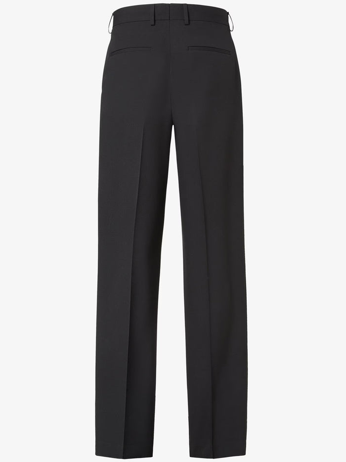 Trousers Black Wool | Pantaloni