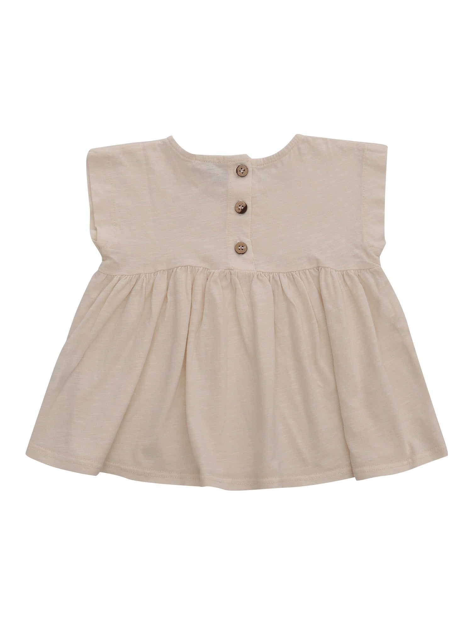 T-shirt with ruffles White Cotton Blouse