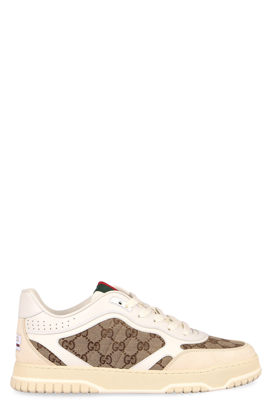 Gucci Re-Web Low-Top Sneakers White Calf Trainers