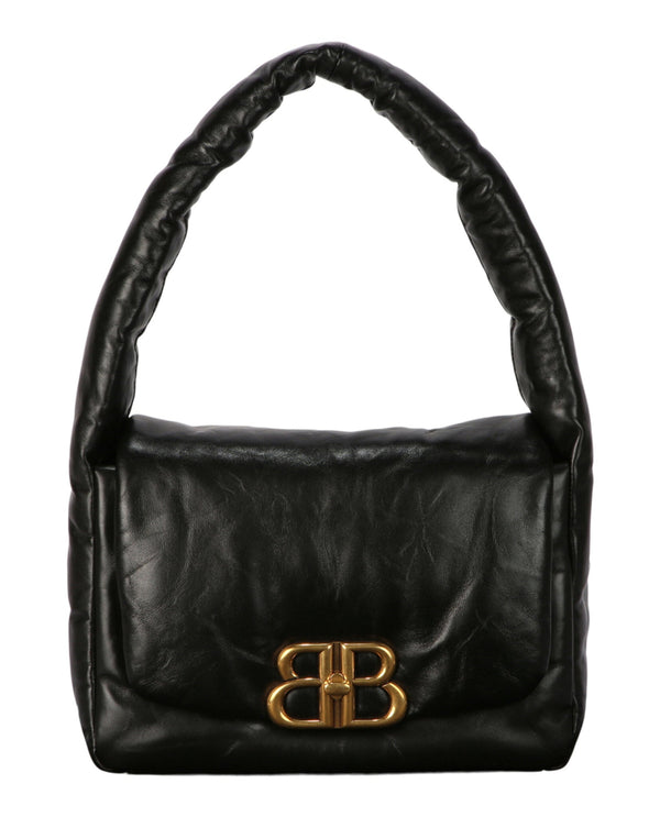 Balenciaga Calfskin shoulder bag in black