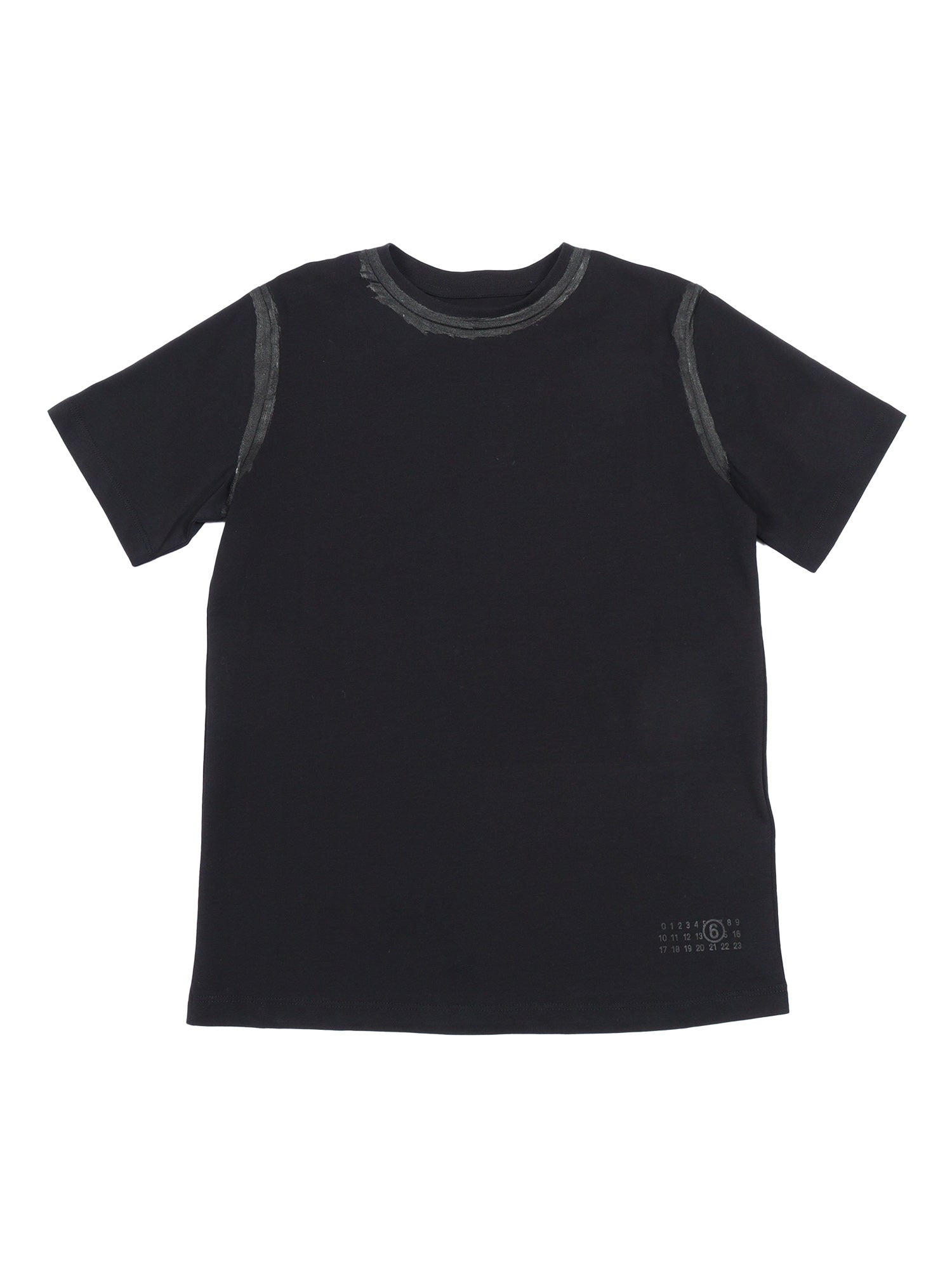 T-Shirts Black Cotton Short Sleeves T-shirt