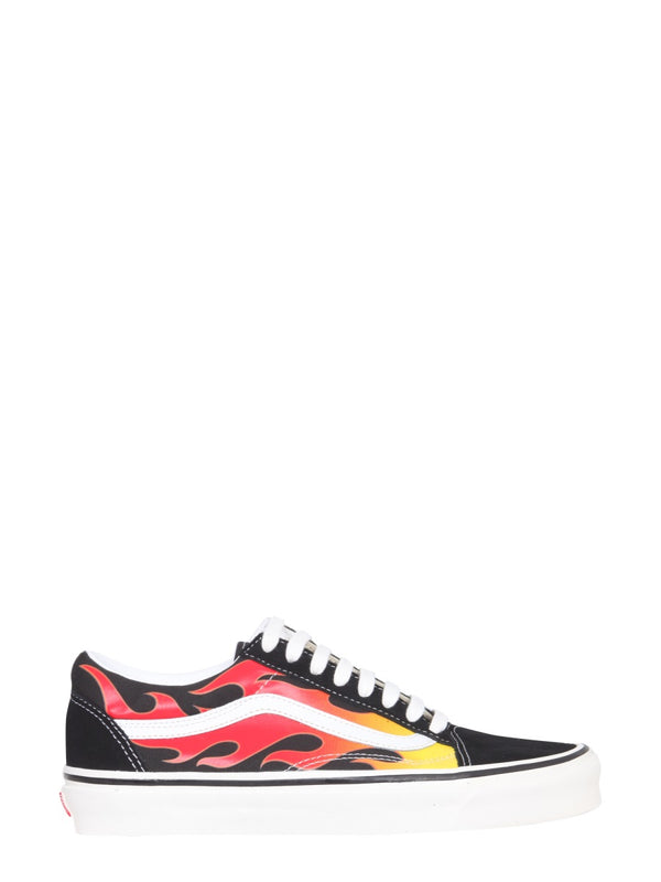Old Skool Sneaker Multicolour Rubber Sole With Print Trainers