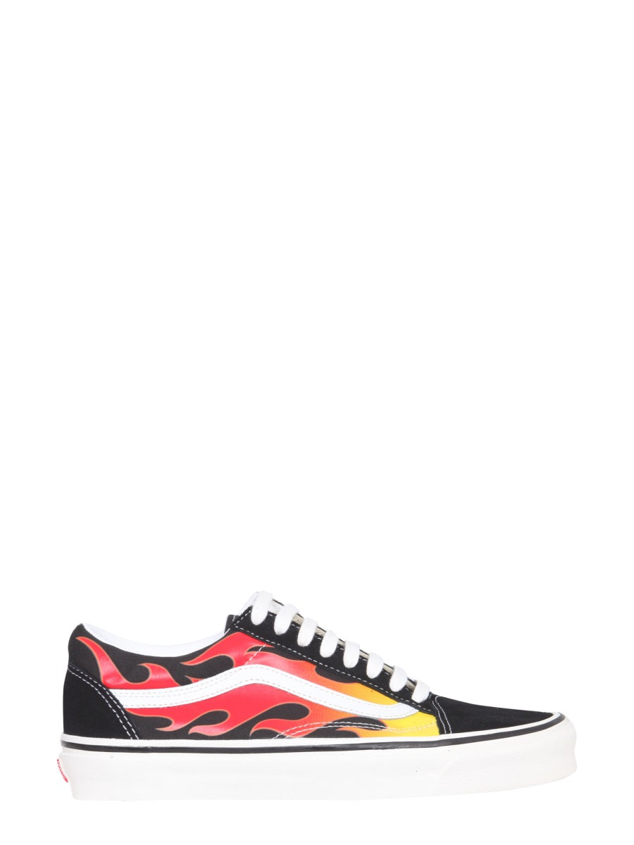 Old Skool Sneaker Multicolour Rubber Sole With Print Trainers
