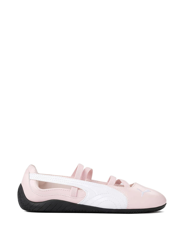 Speedcat Ballet Metallic Wns Jasmine Flower Black Outer: Fabric Sole: Rubber Shoe