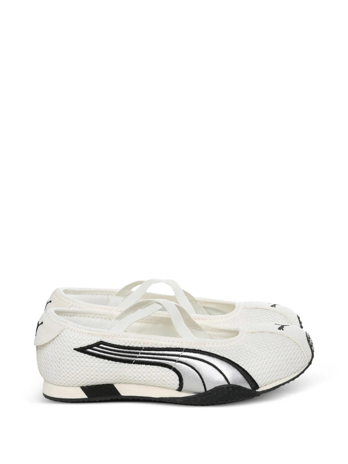 H-Street Ballet Wns Warm White Silver Shoe