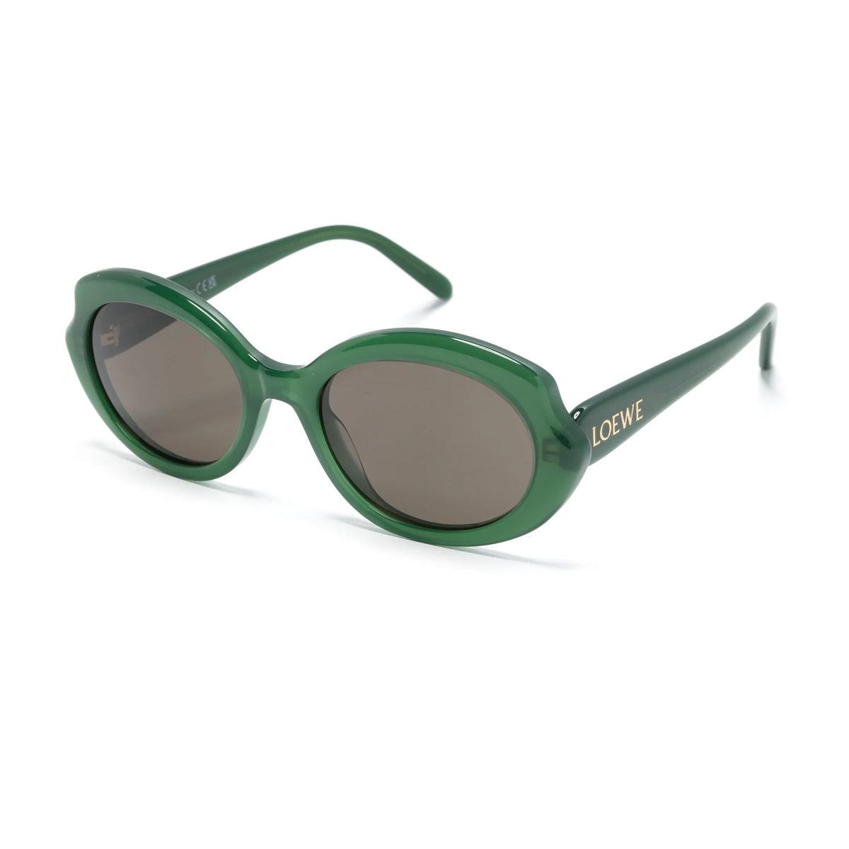 Loewe LW40147I Slim 96E Verde Lucido Acetate Occhiali Da Sole