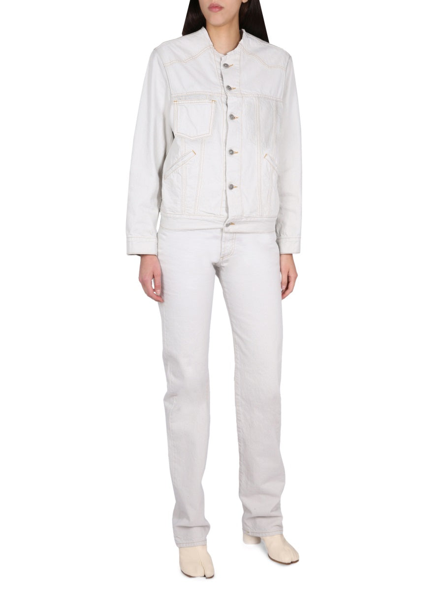 Jeans Memory Of White Cotton