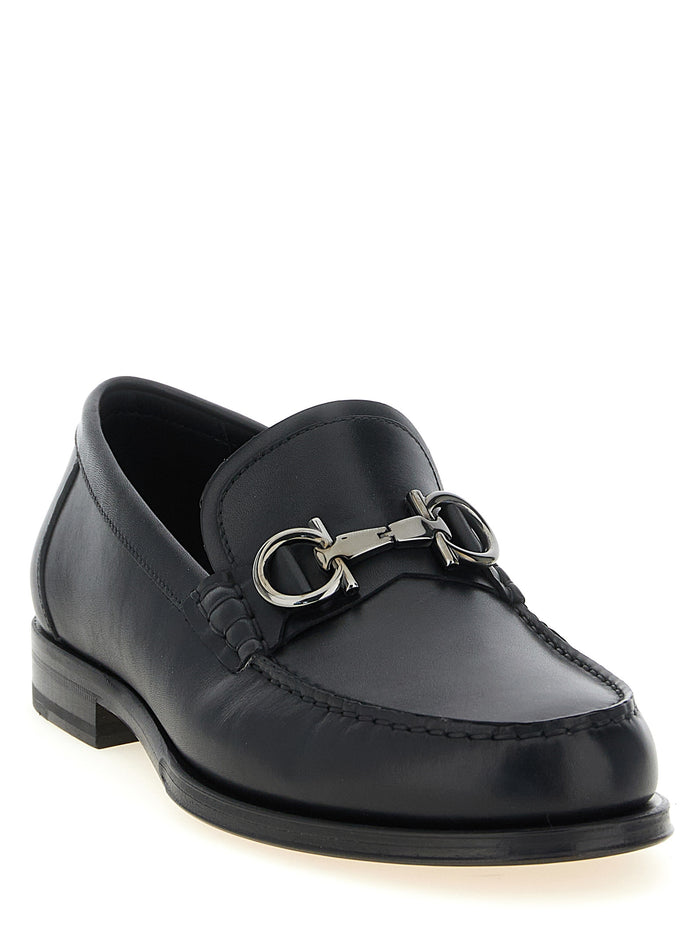 Teatro loafers Black Calfskin Leather (bos Taurus)