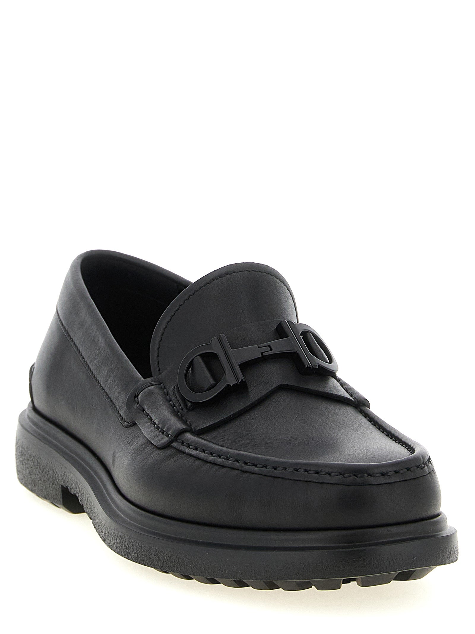 Tobias loafers Black Calfskin Leather (bos Taurus)