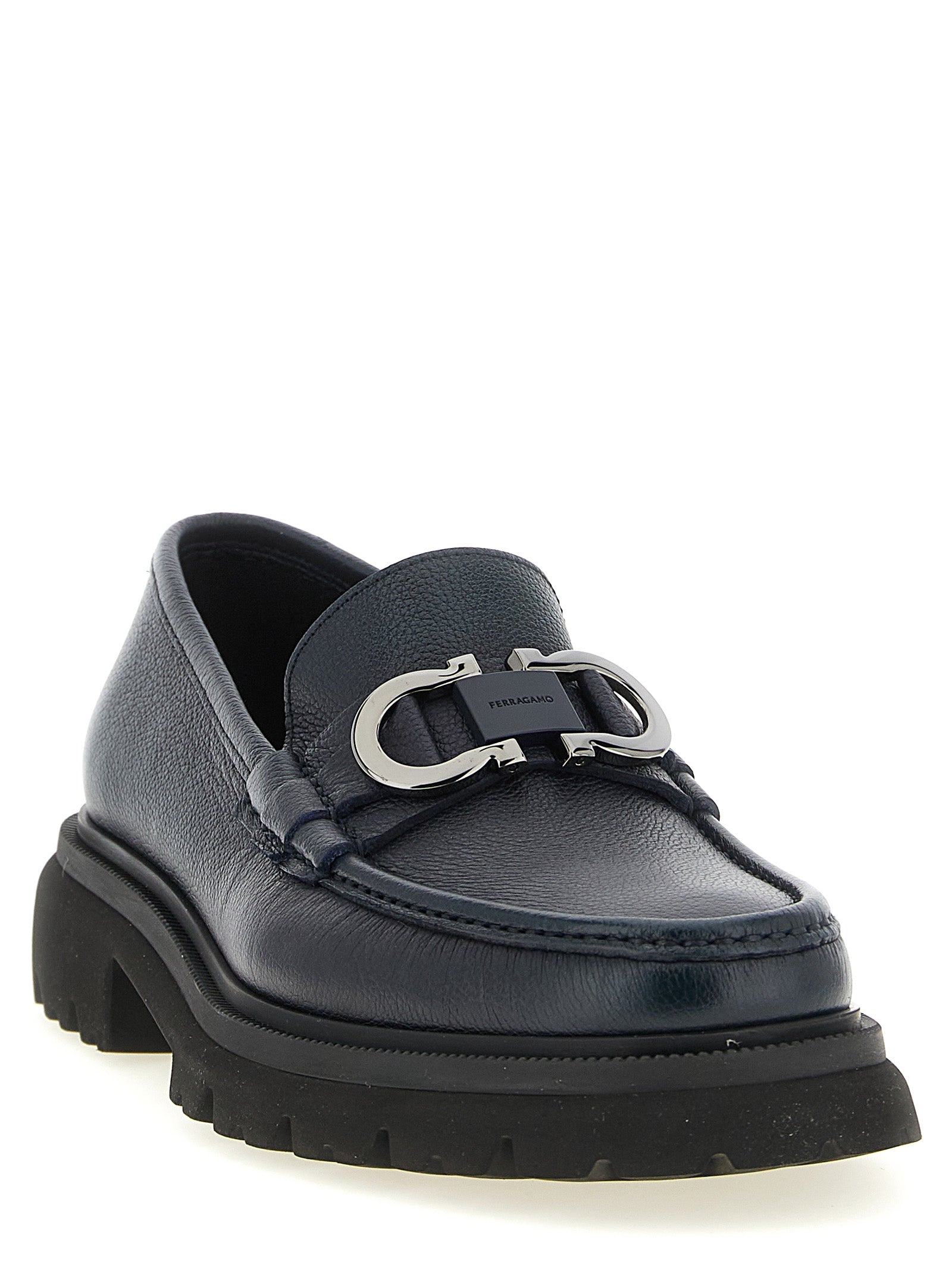 Cocoon loafers Blue Calfskin Leather (bos Taurus)