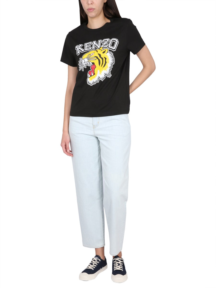 Carrot Fit Jeans Azure Cotton