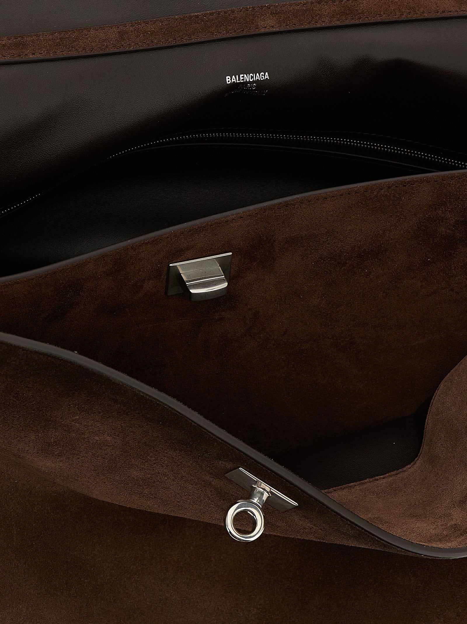 Rodeo large shoulder bag Brown Calfskin Leather (bos Taurus)