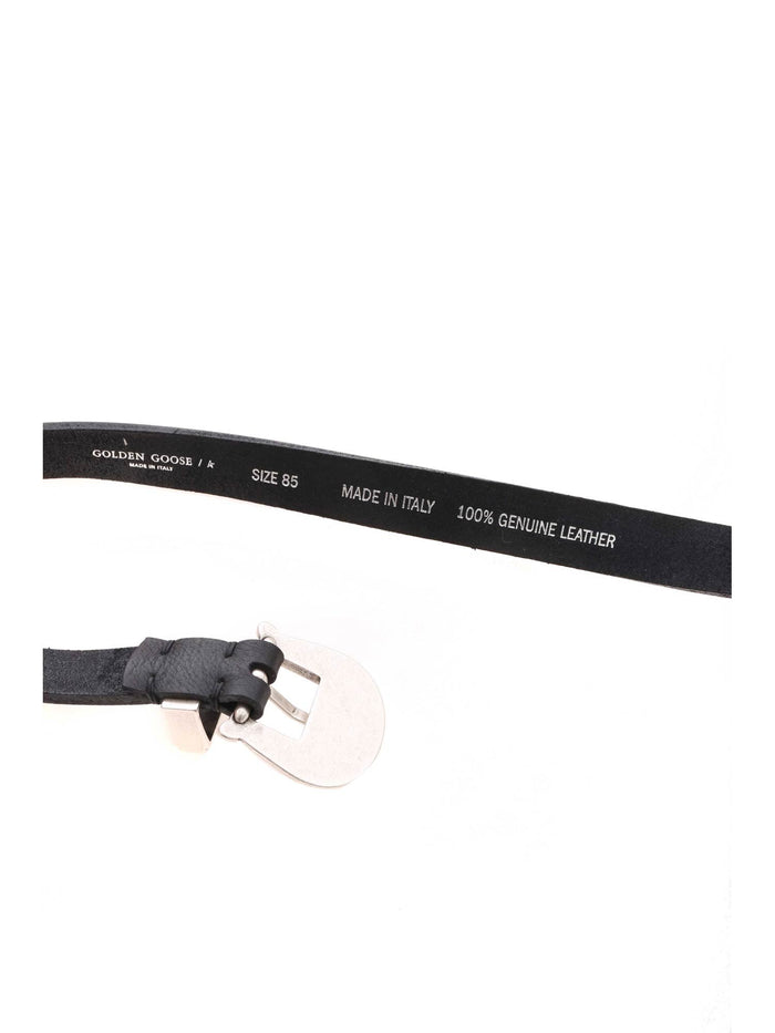 Golden Goose Belt Rodeo Black Leather