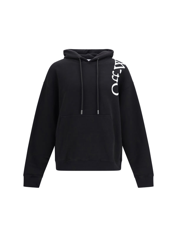 Off-White 100% Cotton hoodie in black