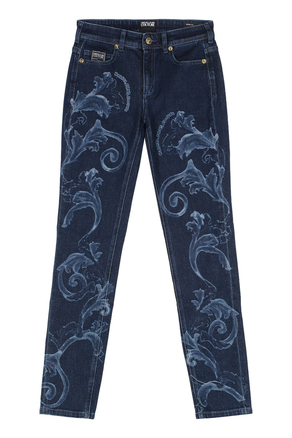 Versace 5-Pocket Skinny Jeans Denim Cotton
