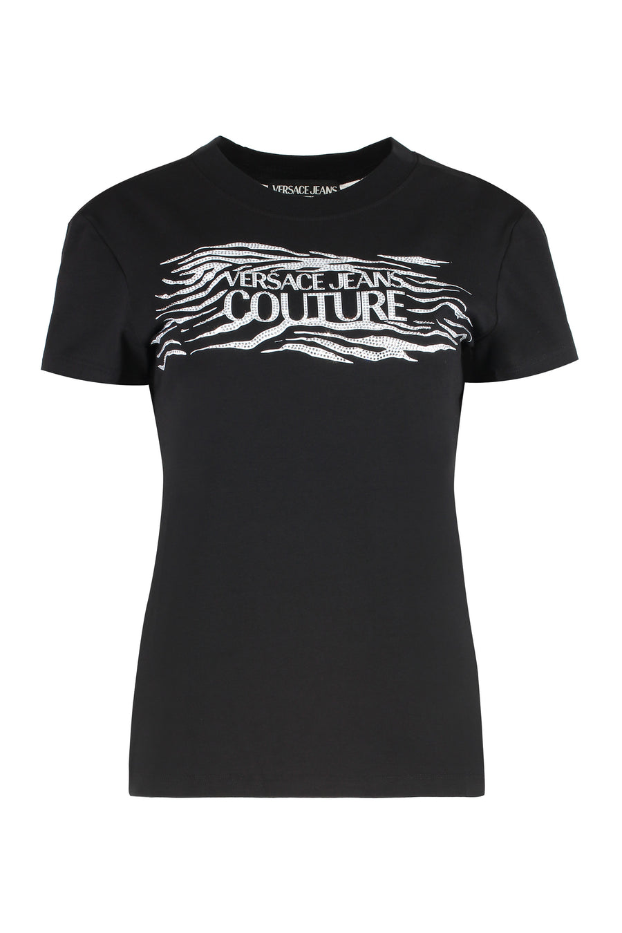 Logo Print T-Shirt Black Cotton T-shirts & Jerseys