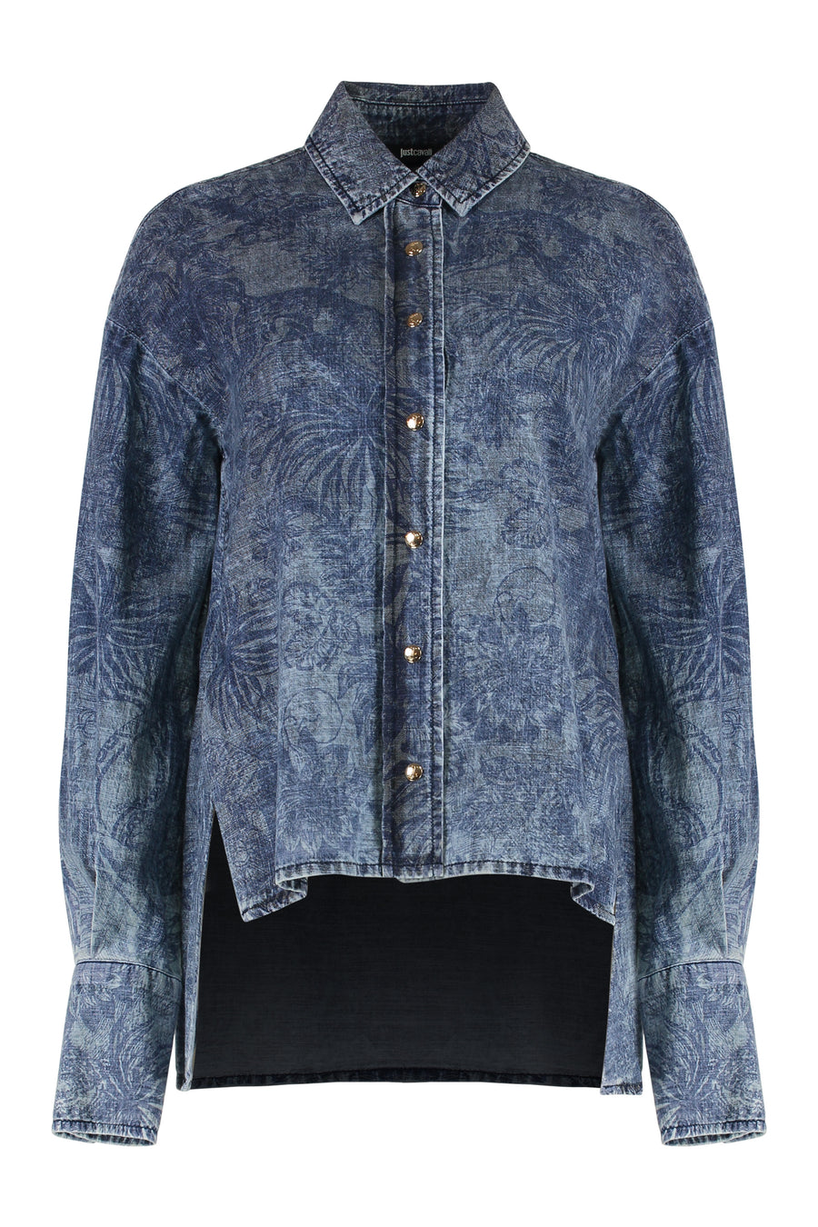 Deep Blue Denim Shirt Cotton