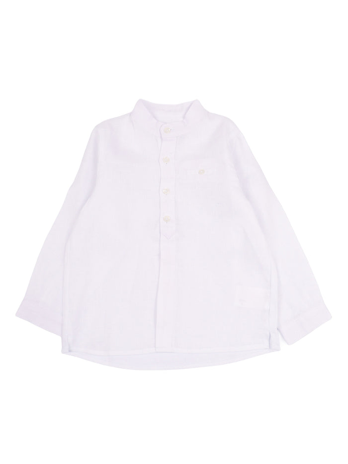 Camicia White Linen Shirt