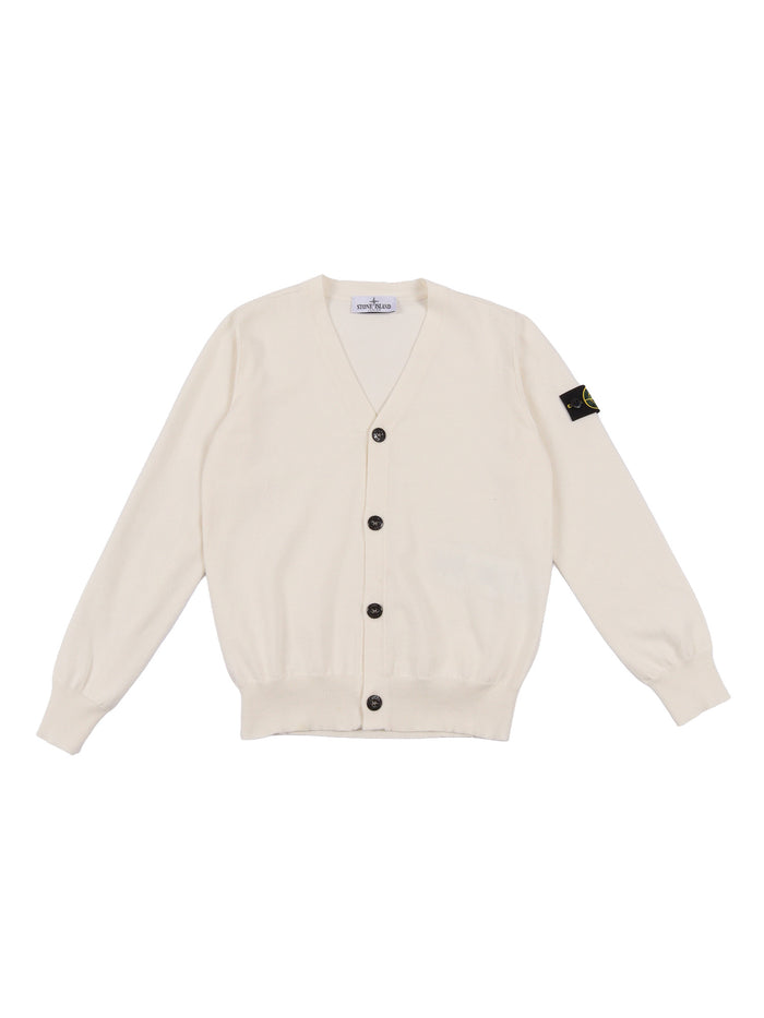 SWEATER White Cotton Crewneck