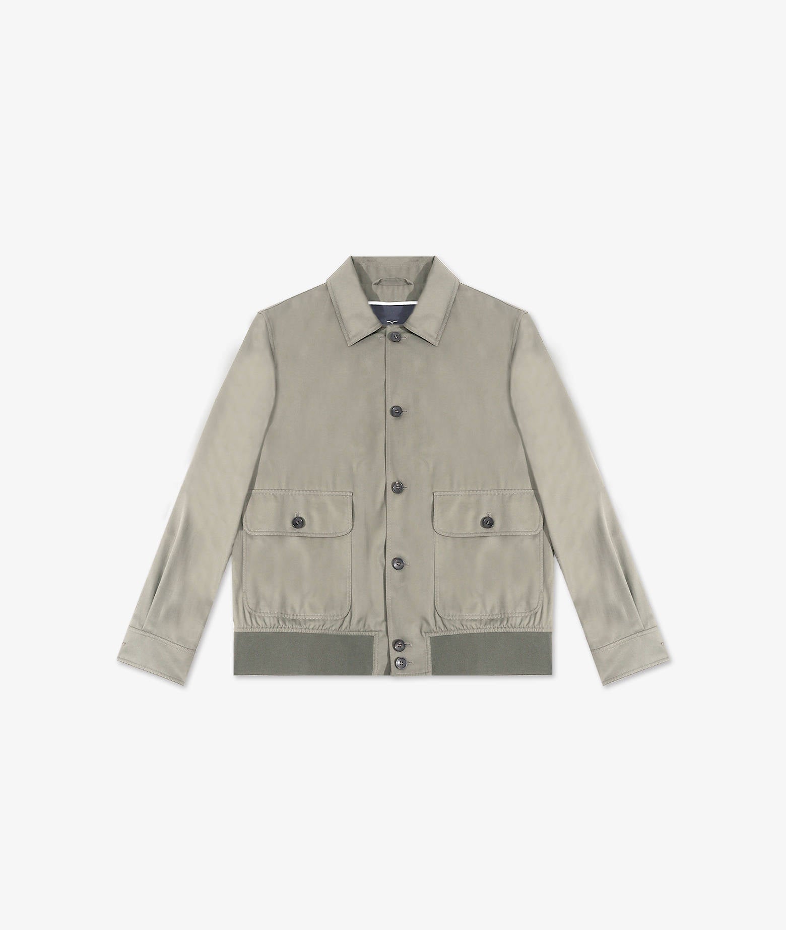 Cotton Jacket Sempione Beige Sportwear Blouson