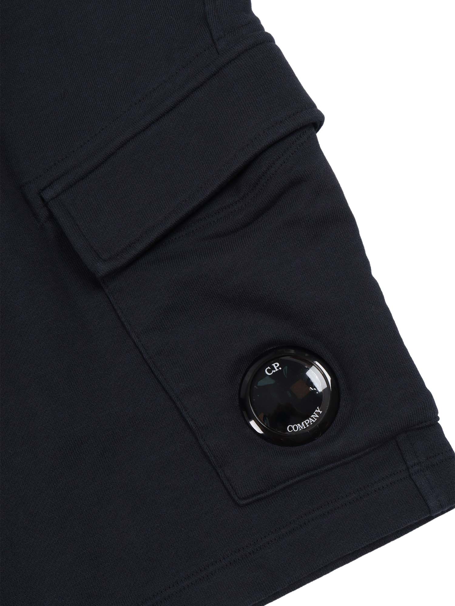 SHORTS Blue Cotton Bermuda