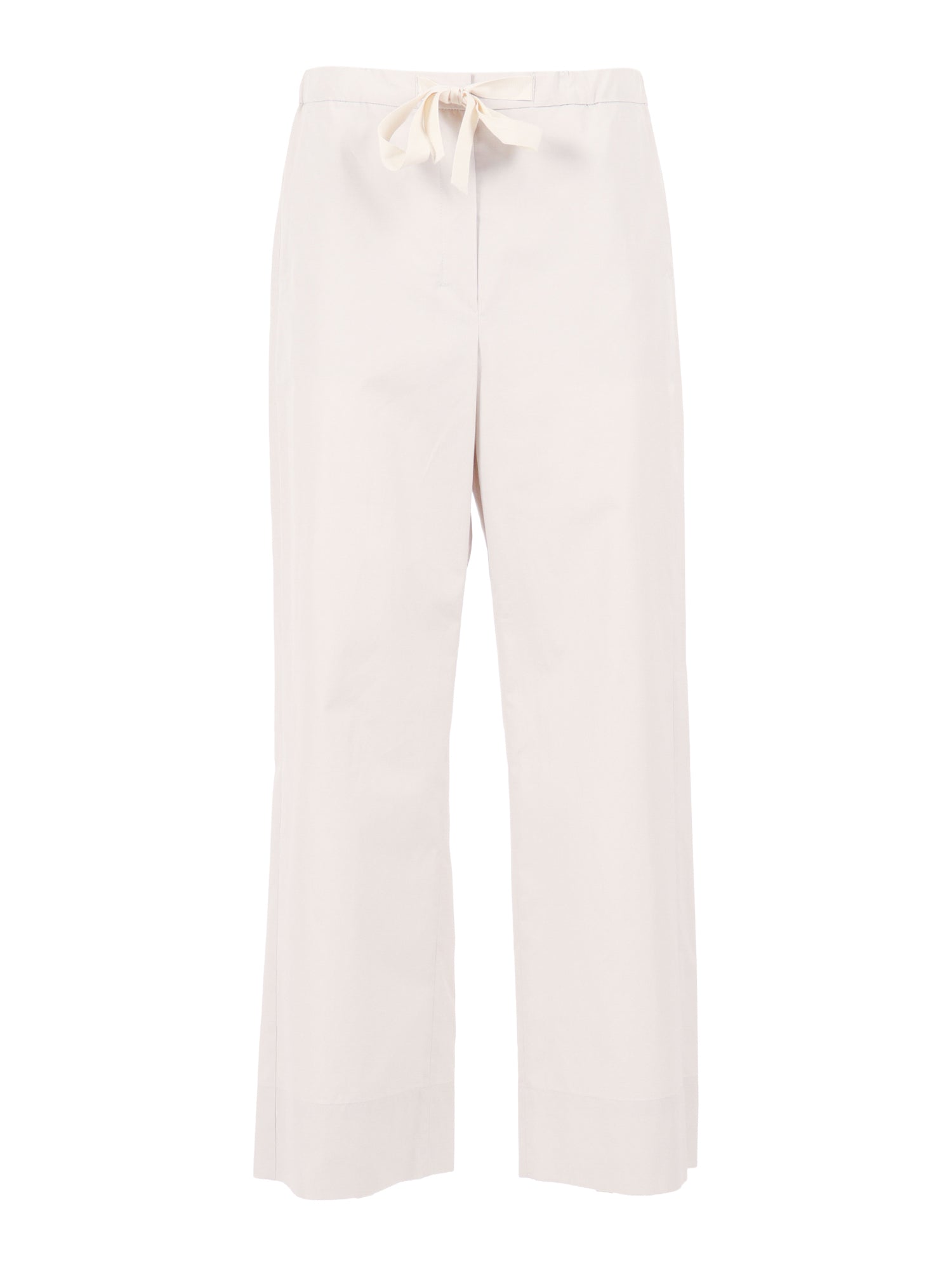 TROUSERS White Cotton Pant