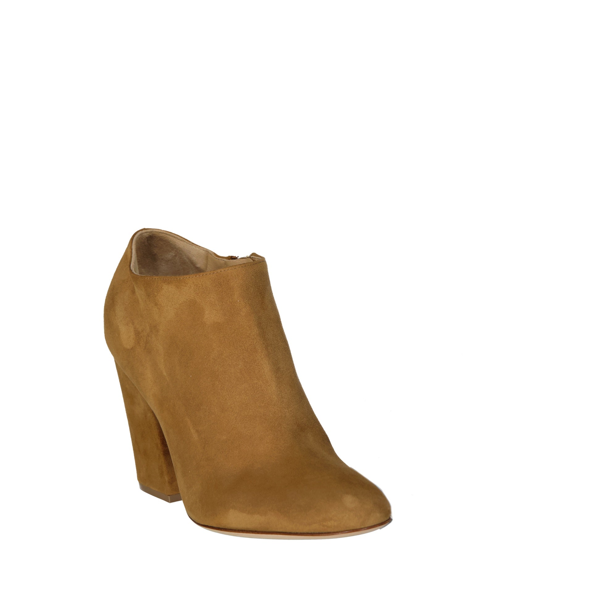 Sergio Rossi Leather Ankle Boots Brown Calf
