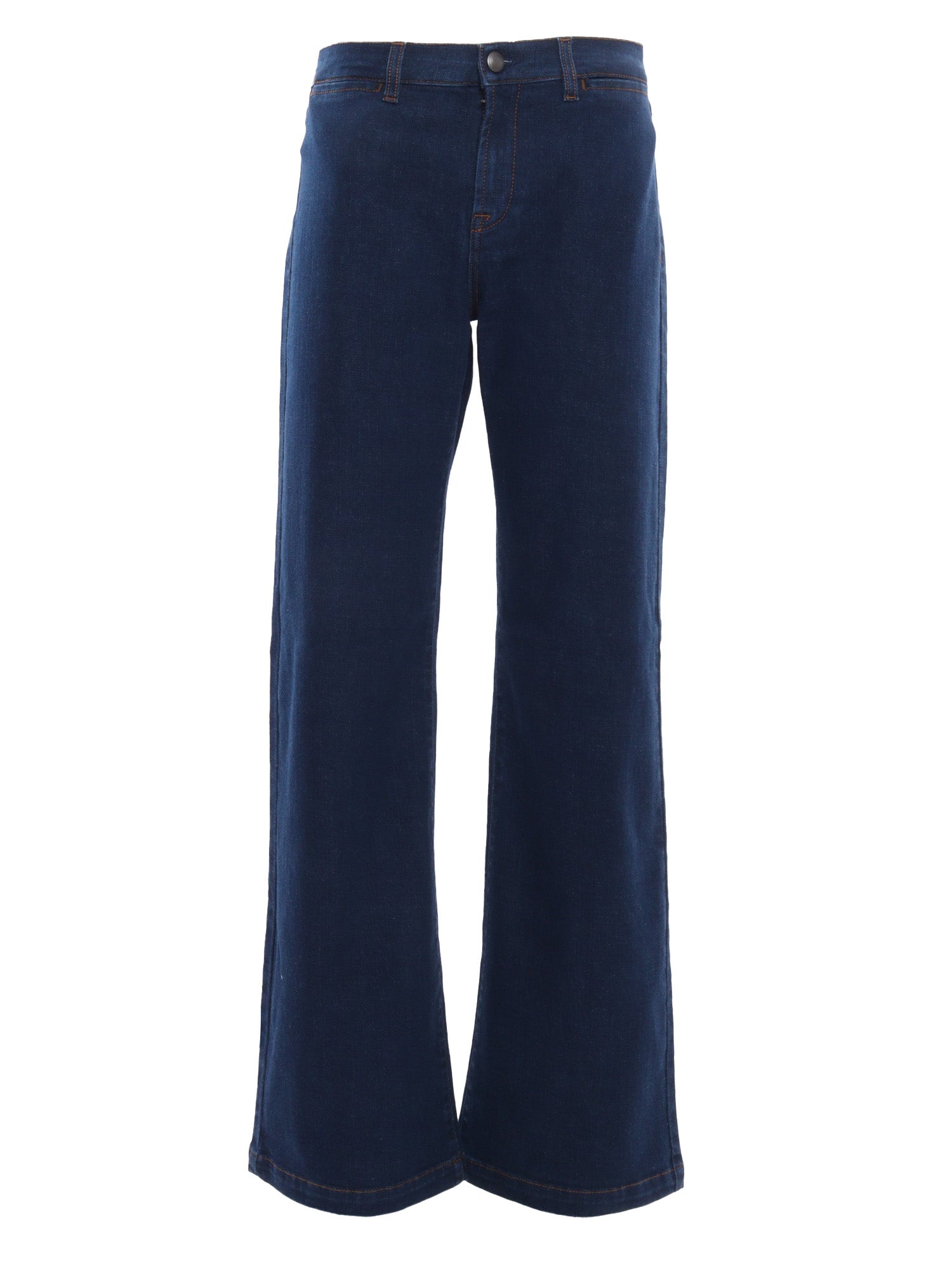 PANT. DENIM FLARE STRETCH Blue Flared Jeans