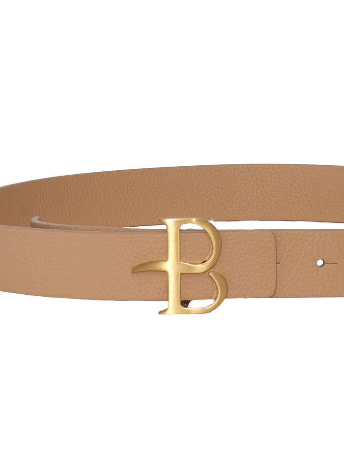 BELT H3 CM Grey Calf Leather