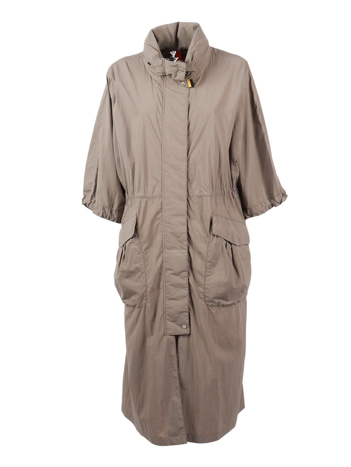 KOTONE - WOMAN HOODED JACKET Beige Short Puffer