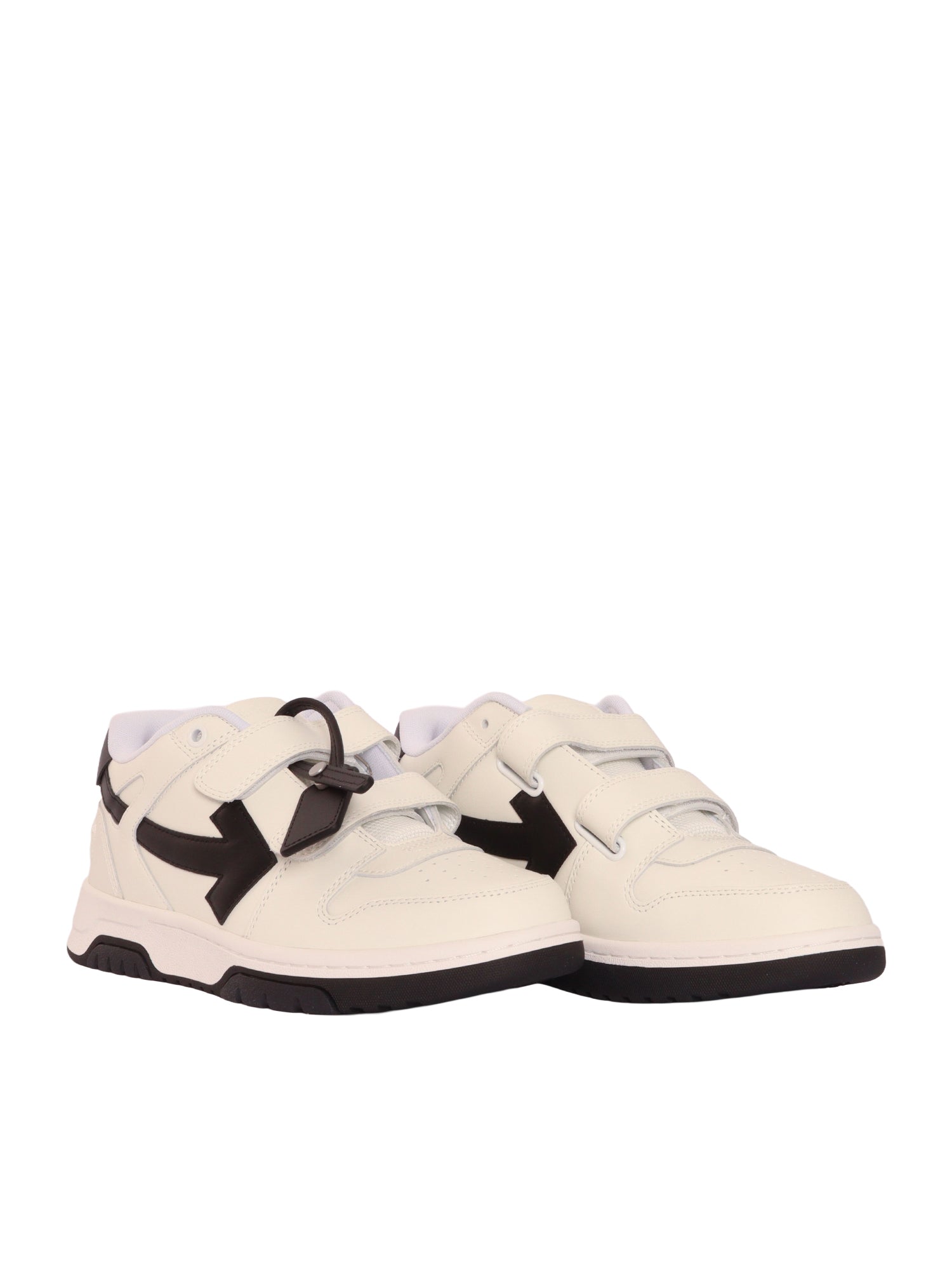 B-OUT OF OFFICE STRAPS-002 White Kid Sneaker