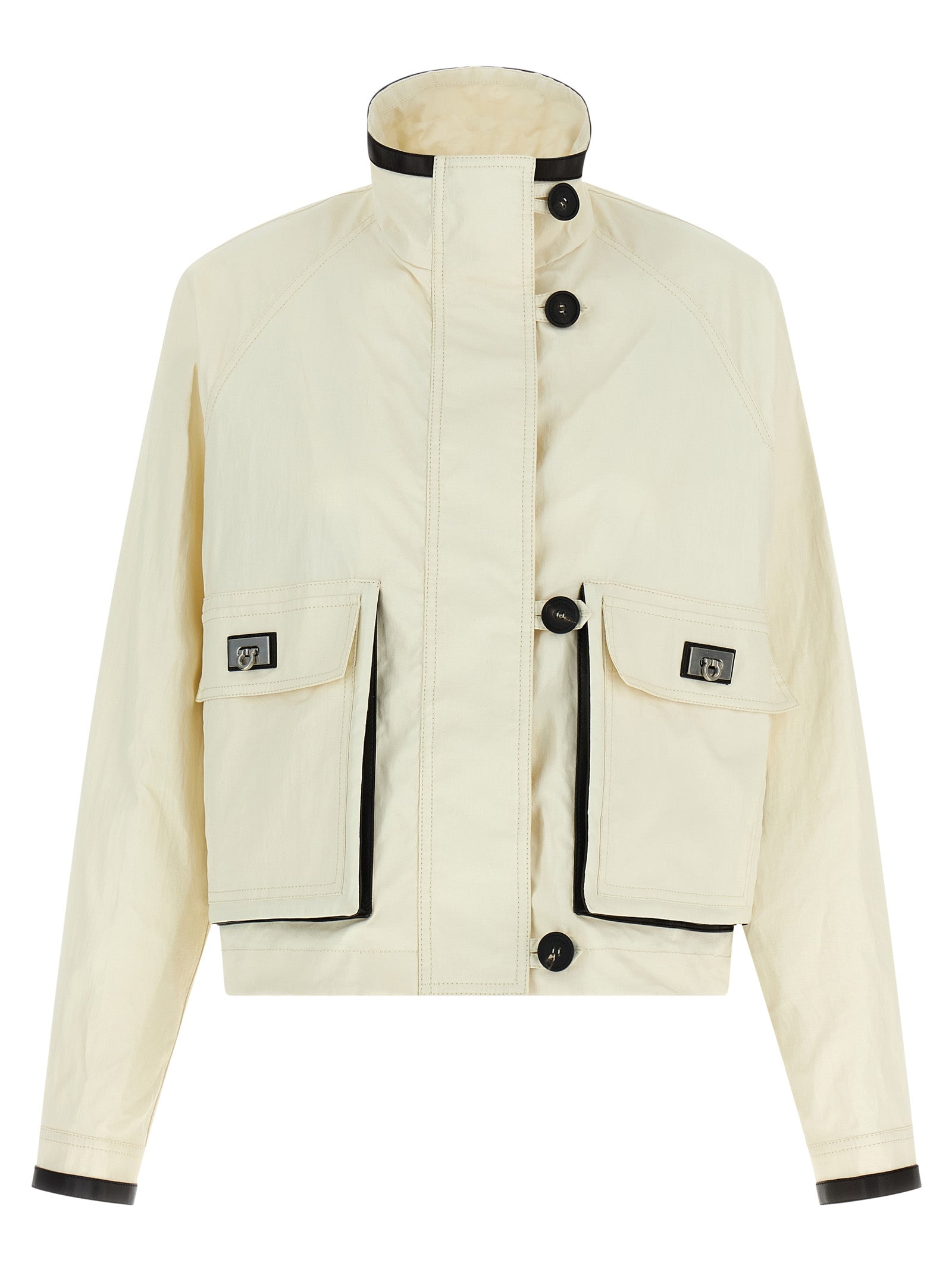 Tech linen jacket White Down Jacket, Parka, Casual