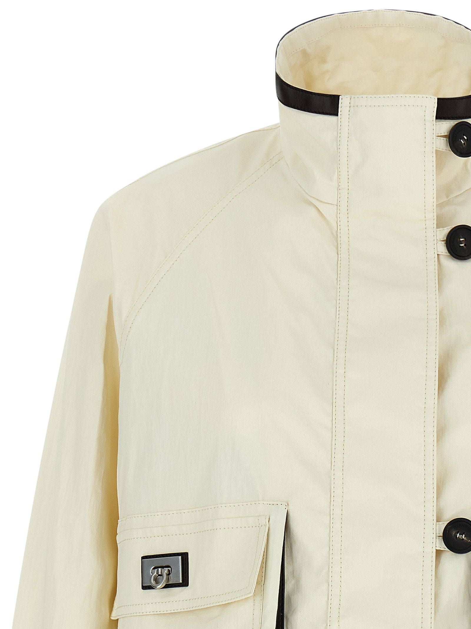 Tech linen jacket White Down Jacket, Parka, Casual
