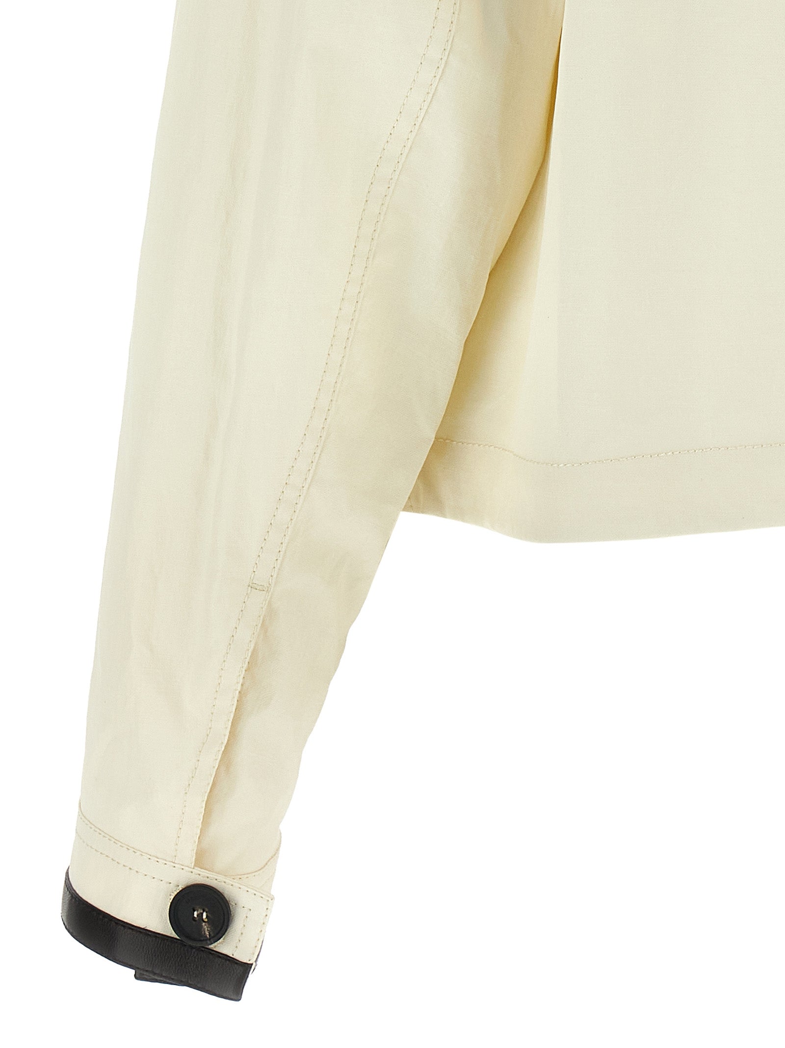 Tech linen jacket White Down Jacket, Parka, Casual
